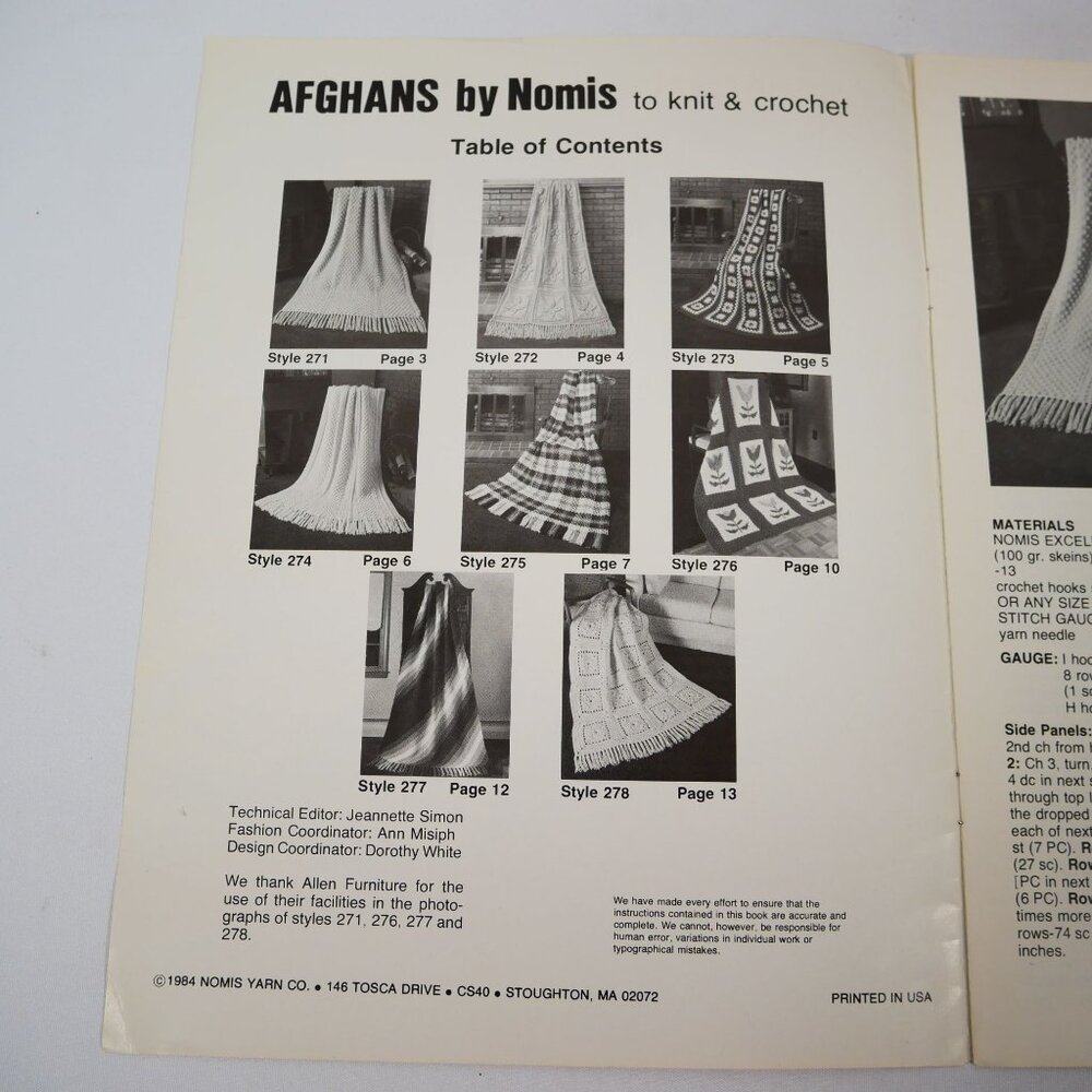 Vintage Craft Book Lot Of 9 Afghans Sweaters Needlework 1950s-80s - Picture 5 of 16